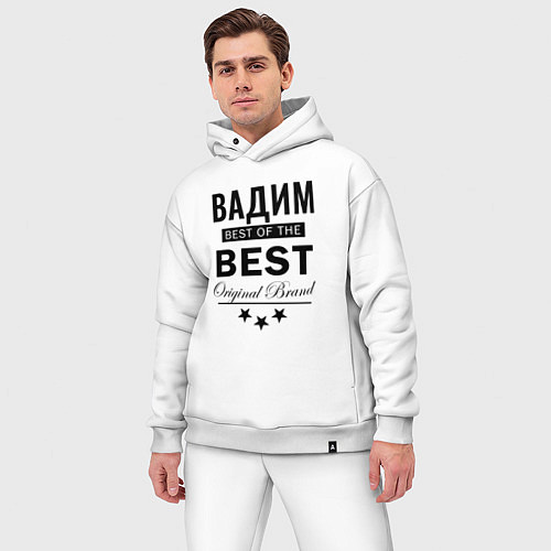 Мужской костюм оверсайз ВАДИМ BEST OF THE BEST / Белый – фото 3