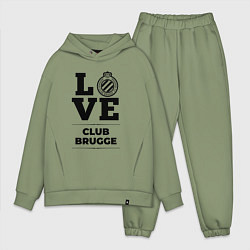 Мужской костюм оверсайз Club Brugge Love Классика