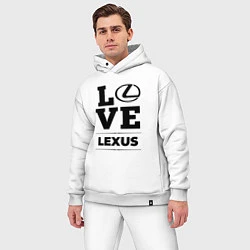 Мужской костюм оверсайз Lexus Love Classic, цвет: белый — фото 2