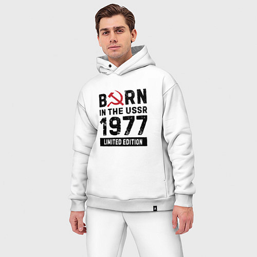 Мужской костюм оверсайз Born In The USSR 1977 Limited Edition / Белый – фото 3