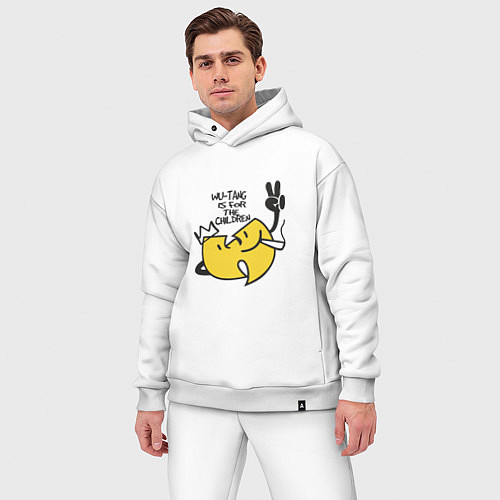 Мужской костюм оверсайз Wu-Tang Is For The Children / Белый – фото 3