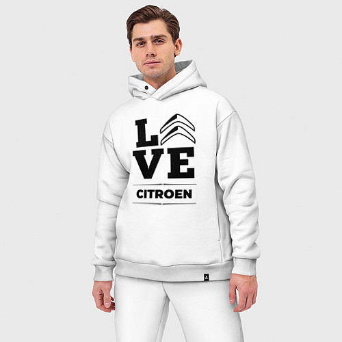 Мужской костюм оверсайз Citroen Love Classic / Белый – фото 3