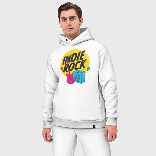 Мужской костюм оверсайз Инди Рок Солнце / Белый – фото 3