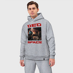 Мужской костюм оверсайз DED SPACE, цвет: меланж — фото 2