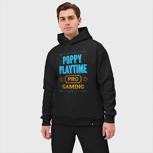 Мужской костюм оверсайз Игра Poppy Playtime pro gaming / Черный – фото 3