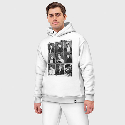 Мужской костюм оверсайз Stray Kids Go Live / Белый – фото 3