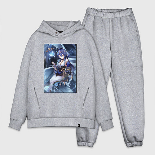 Мужской костюм оверсайз Лайла из Геншин импакт / Меланж – фото 1