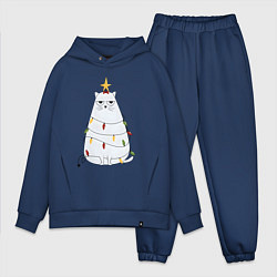 Мужской костюм оверсайз Кот-ёлка