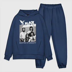 Мужской костюм оверсайз Black Sabbath rock, цвет: тёмно-синий