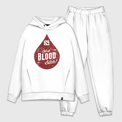 Мужской костюм оверсайз Dota blood, цвет: белый