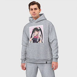 Мужской костюм оверсайз Yumechi - Akiba Meido Sensou, цвет: меланж — фото 2