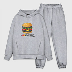 Мужской костюм оверсайз VAGburger tyres, цвет: меланж