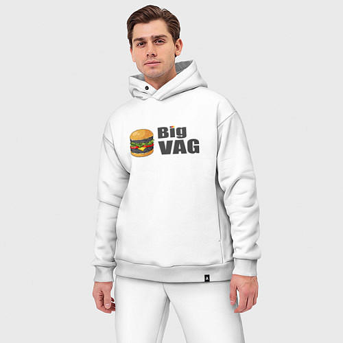 Мужской костюм оверсайз Big VAGodroch / Белый – фото 3