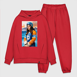 Мужской костюм оверсайз Мона Лиза - крайний нападающий