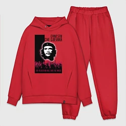 Мужской костюм оверсайз Эрнесто Че Гевара и революция, цвет: красный
