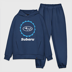 Мужской костюм оверсайз Subaru в стиле Top Gear, цвет: тёмно-синий
