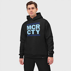 Мужской костюм оверсайз Run Manchester city, цвет: черный — фото 2