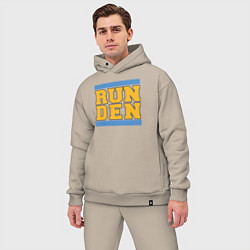 Мужской костюм оверсайз Run Denver Nuggets, цвет: миндальный — фото 2