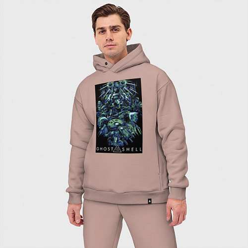 Мужской костюм оверсайз Призрак в доспехах - проект 2501 / Пыльно-розовый – фото 3