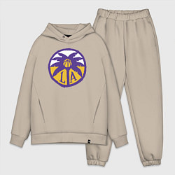 Мужской костюм оверсайз Lakers California