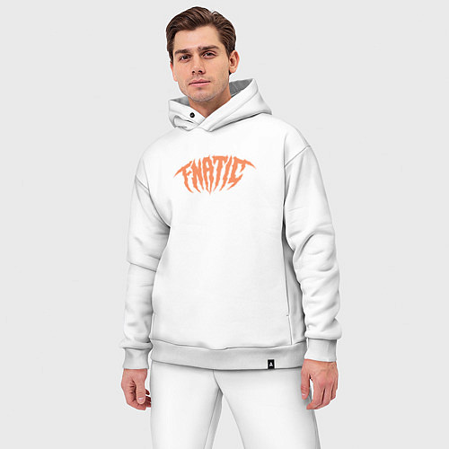 Мужской костюм оверсайз Fnatic art / Белый – фото 3