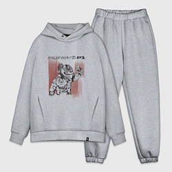 Мужской костюм оверсайз Always P1 black, цвет: меланж