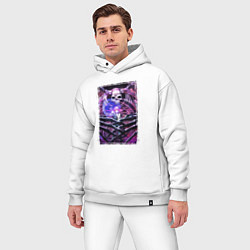 Мужской костюм оверсайз Corpse God, цвет: белый — фото 2