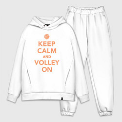 Мужской костюм оверсайз Keep calm and volley on