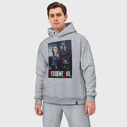 Мужской костюм оверсайз Resident frendship, цвет: меланж — фото 2