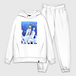 Мужской костюм оверсайз Фука и Кукуру - Акватоп белого песка, цвет: белый