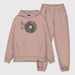 Мужской костюм оверсайз Vinyl style