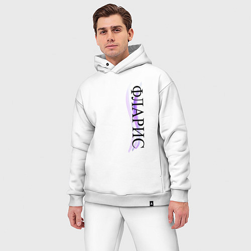 Мужской костюм оверсайз Имя Фларис / Белый – фото 3