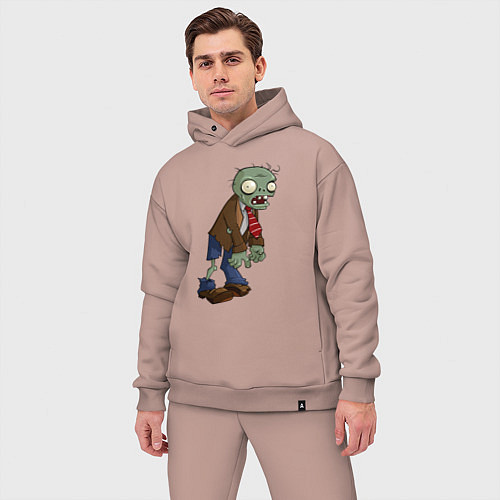 Мужской костюм оверсайз Зомби идёт обратно / Пыльно-розовый – фото 3