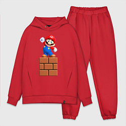 Мужской костюм оверсайз Маленький Марио, цвет: красный