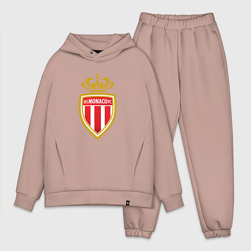 Мужской костюм оверсайз Monaco fc sport / Пыльно-розовый – фото 1