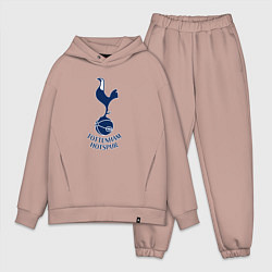 Мужской костюм оверсайз Tottenham Hotspur fc sport, цвет: пыльно-розовый