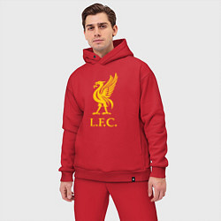 Мужской костюм оверсайз Liverpool sport fc, цвет: красный — фото 2