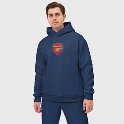 Мужской костюм оверсайз Arsenal fc sport club, цвет: тёмно-синий — фото 2