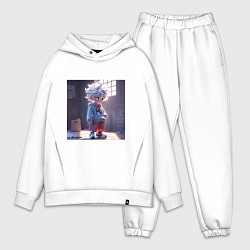 Мужской костюм оверсайз Killua Zoldyck аниме персонаж из Hunter x Hunter