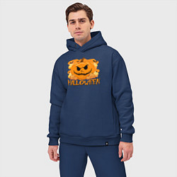 Мужской костюм оверсайз Orange holiday halloween, цвет: тёмно-синий — фото 2