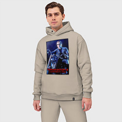 Мужской костюм оверсайз T2 - Arnold, цвет: миндальный — фото 2