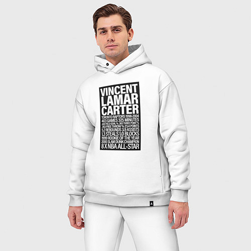 Мужской костюм оверсайз Vince Carter / Белый – фото 3