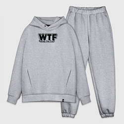 Мужской костюм оверсайз WTF какого, цвет: меланж