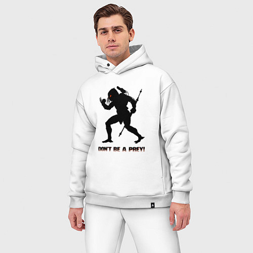 Мужской костюм оверсайз Космический охотник / Белый – фото 3