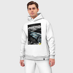 Мужской костюм оверсайз Most wanted - BMW, цвет: белый — фото 2