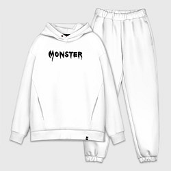 Мужской костюм оверсайз Monster black