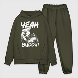 Мужской костюм оверсайз Ронни Коулман, цвет: хаки