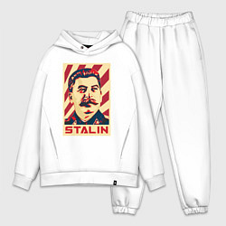 Мужской костюм оверсайз Stalin face