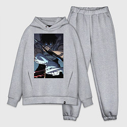 Мужской костюм оверсайз Поднятие уровня в одиночку Джину Сон