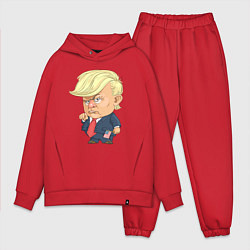 Мужской костюм оверсайз Мистер Трамп
